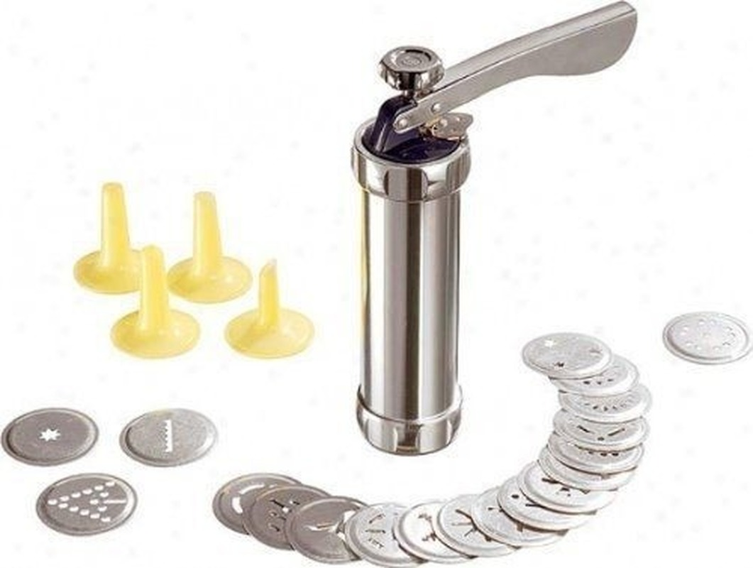 Kit de prensa para hacer galletas (10 moldes)