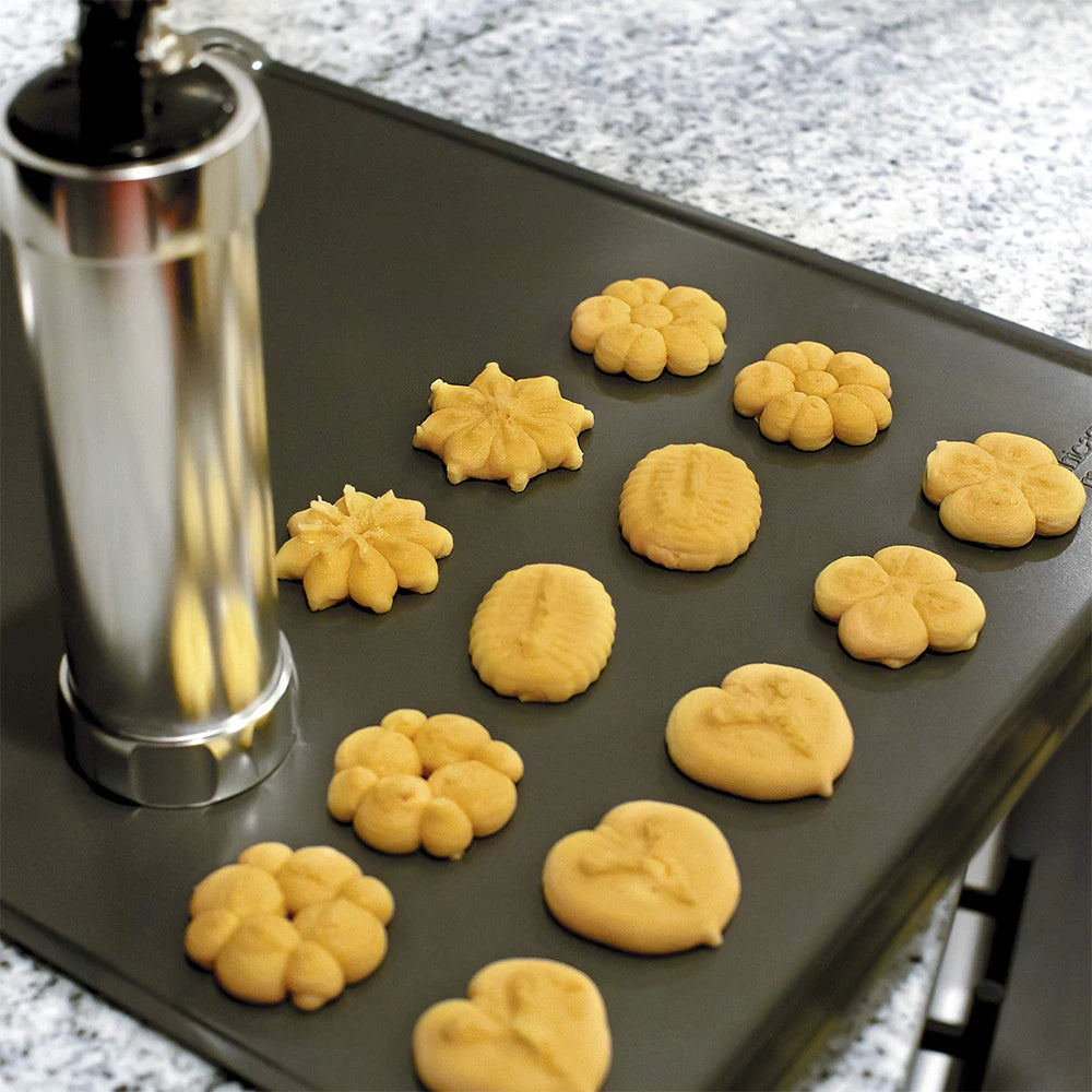 Kit de prensa para hacer galletas (10 moldes)